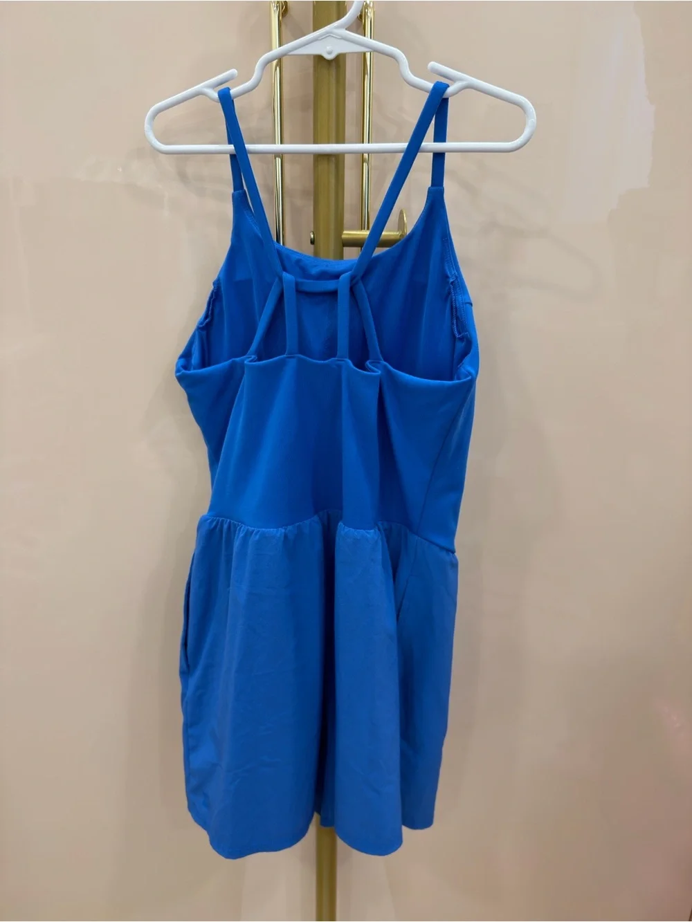 all in motion Royal Blue Girls' Strappy One-Piece Romper